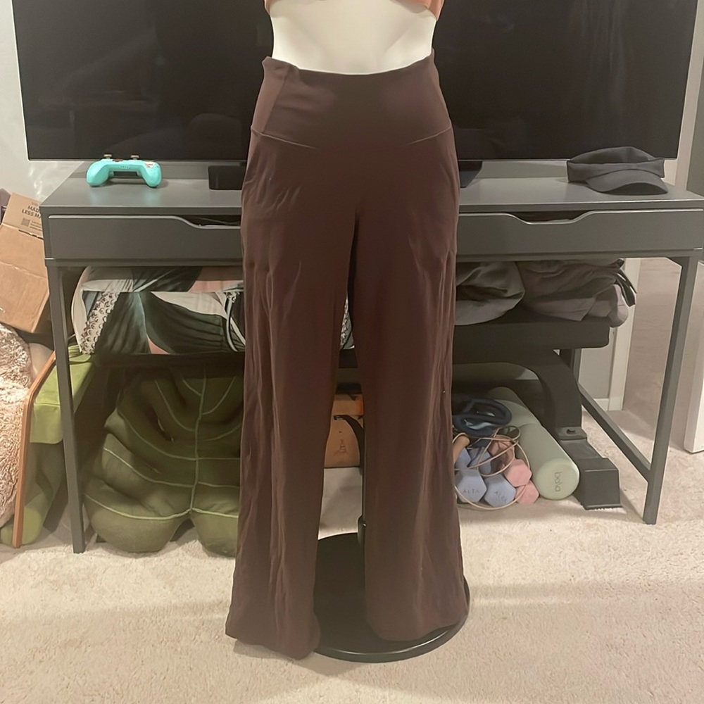Lululemon Wide Leg Espresso Pants